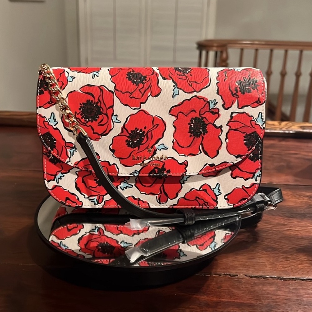 NWT KATE SPADE Kristi Poppy Crossbody - Picture 3 of 13